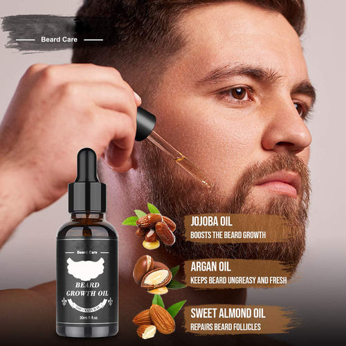 BARTPROFI, Kit Complet de Soin et Taille de Barbe 5 en 1.