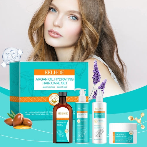 BEI HOC,Kit de Soin pour Cheveux à l’Huile d’Argan.