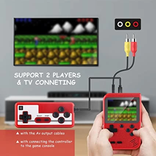 Revivez les Classiques du Jeu Vidéo avec cette Mini Console, Rétro, Portable, 3 Pouces.