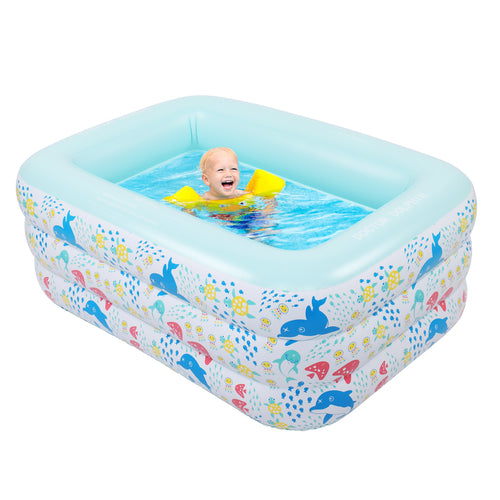 Piscine Gonflable Enfants – 150 × 110 × 60 cm