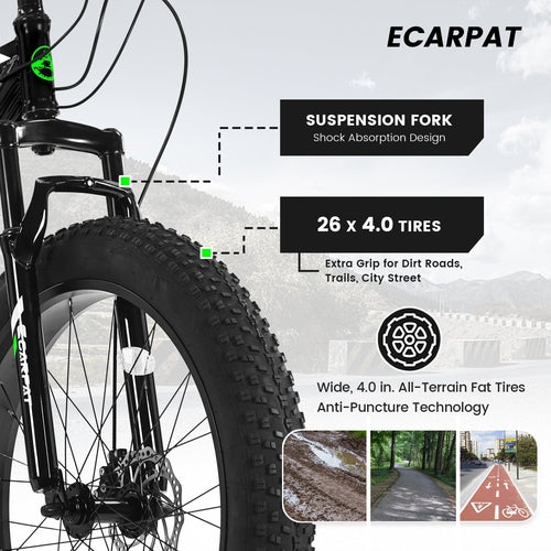 VTT 26 Pouces à Suspension Complète – Freins à Disque Avant & Arrière