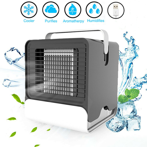 Mini Rafraîchisseur d'Air USB – Ions Négatifs, Silencieux & Portable