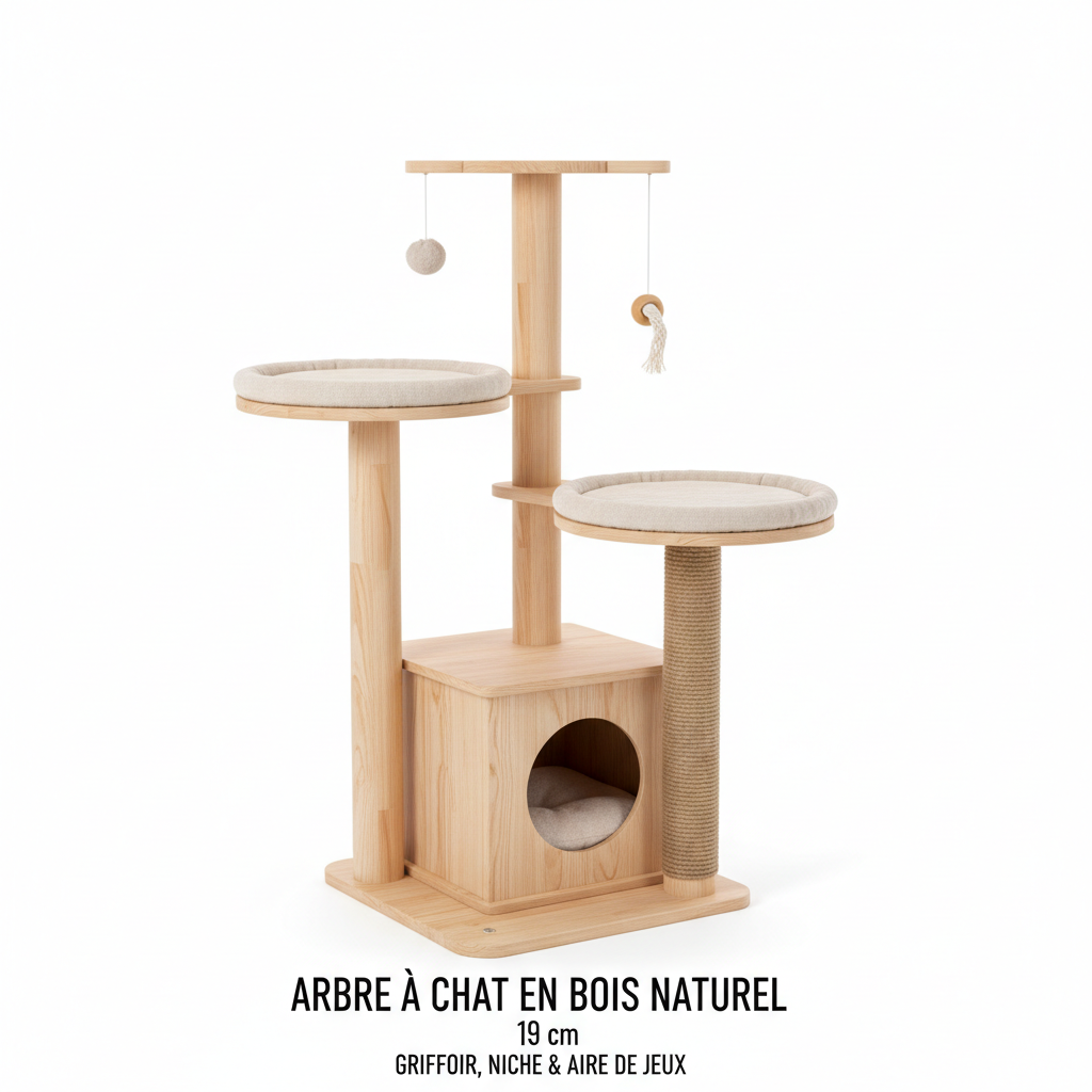 PawHut Arbre à chat